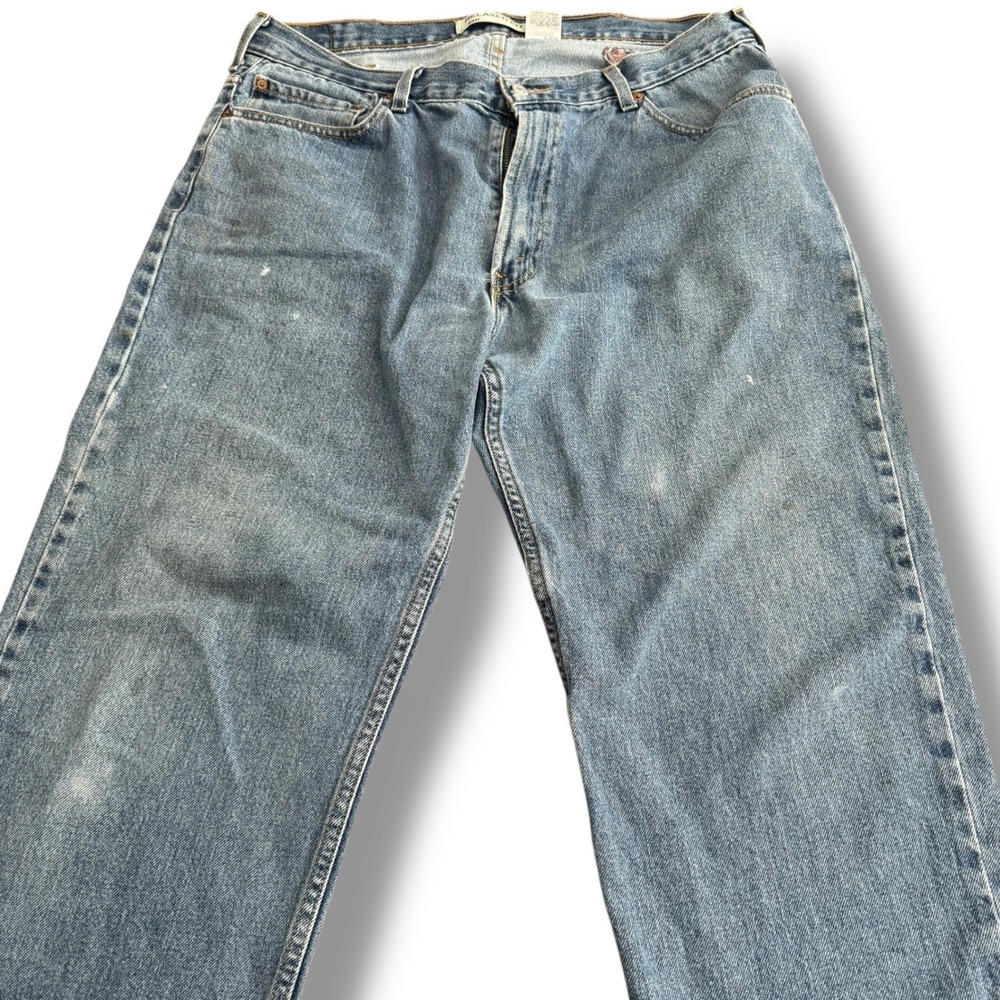 Levi's 550 Relaxed Fit Jeans Men's W38 L32 (38x31) Light Wash Denim Distressed - Picture 4 of 14